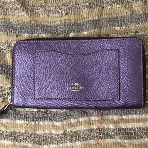 Sparkly Purple Coach Wallet